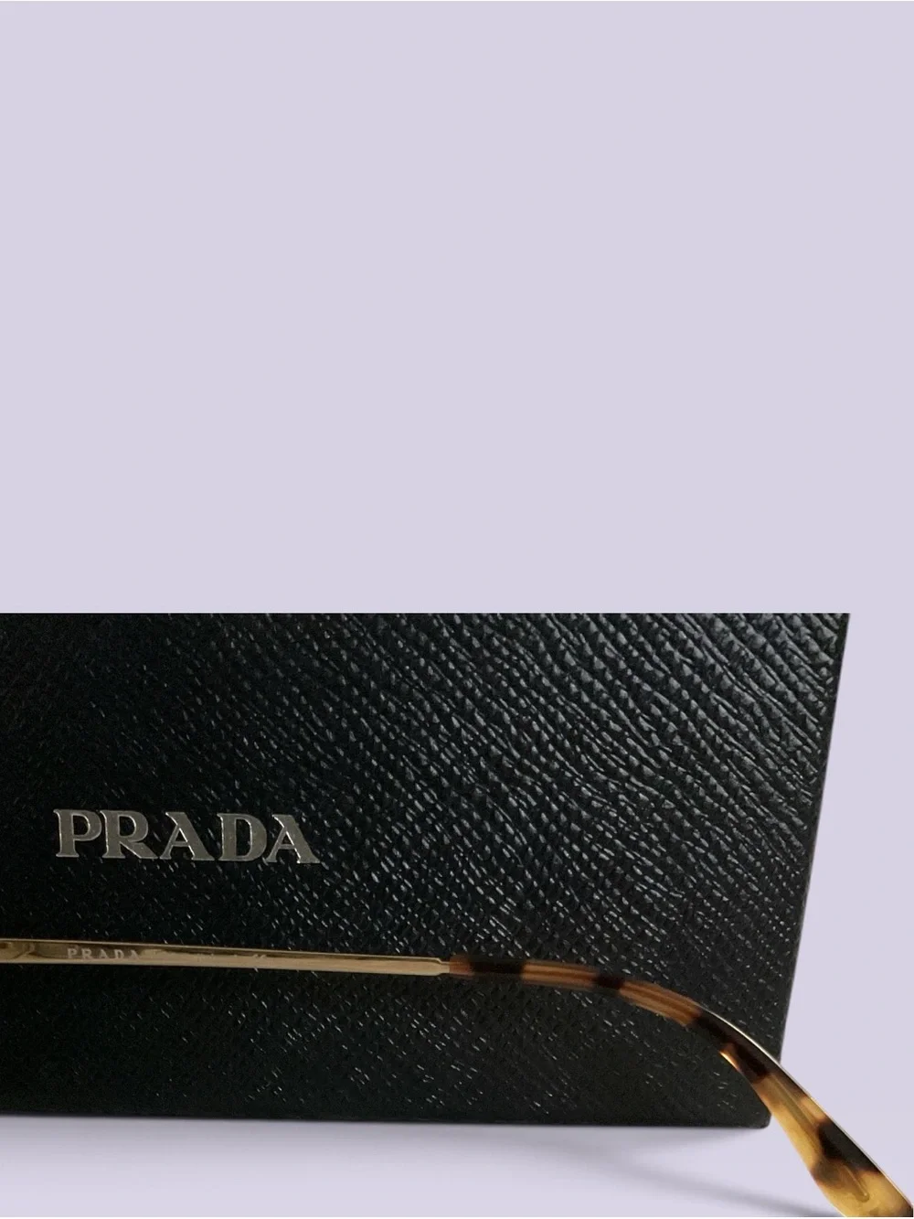 Prada Round Gold Frame Sunglasses with Black Smoke Lenses